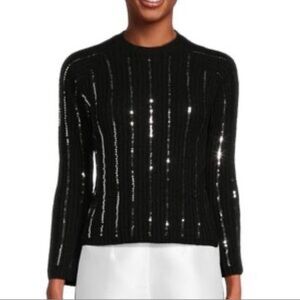 Nanette Lepore Black Knit Sweater